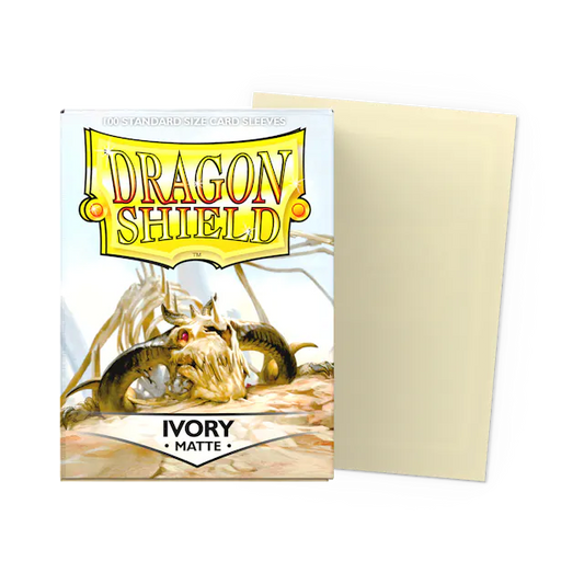 Dragon Shield Dual Matte Sleeves - Ivory (Standard) - Pack of 100