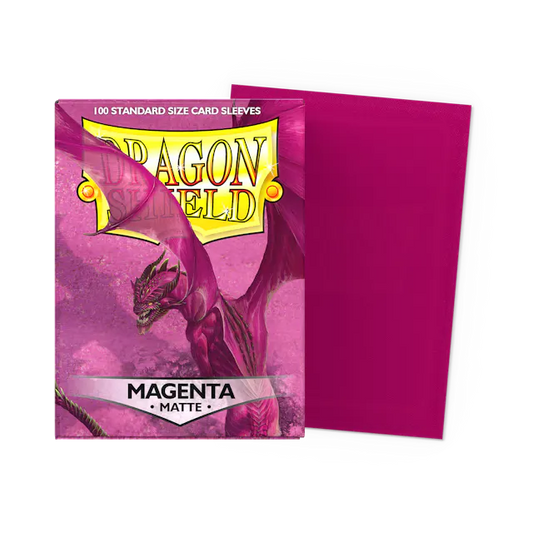 Dragon Shield Dual Matte Sleeves - Magenta (Standard) - Pack of 100